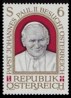 Austria 1983 Mi 1749 ** Jan Paweł II Papież