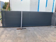 BRAMA PRZESUWNA 5m Swiatła prawa lewa od ręki ŁÓDŹ