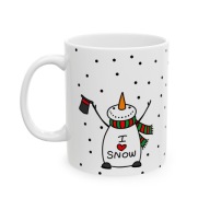 ZIMOWY KUBEK NA PREZENT BAŁWAN BOŻE NARODZENIE