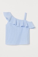 Bluzka H&M rozm. 158 na jedno ramię paseczki