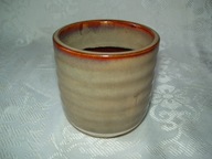 KUBEK CERAMICZNY DO WINA Z PRL-u