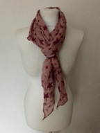 Zwiewny szalik chusta apaszka gwiazdki r 162x75