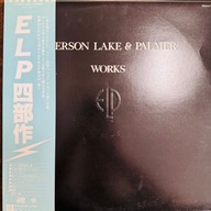 Emerson Lake & Palmer Works NM/NM Japan Obi 2 LP 1977 Atlantic P-6311~2A