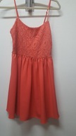 sukienka czerwona koronka roz. 152