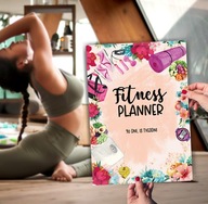 Fit Planer dziennik treningów i diety fitness, zdrowy styl życia motywacja