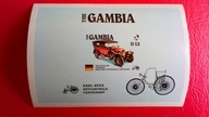 GAMBIA rower samochód bloczek czyste**