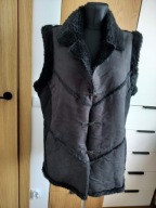 Ocieplana kamizelka damska 3XL bezrękawnik ala skóra góralska Leo Gardi