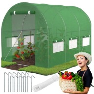 Tunel Foliowy Ogrodowy Szklarnia Foliak Wytrzymały Solidny UV-4 3x2x2m 6m2