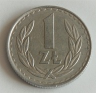 1 ZŁOTY ALUMINIUM POLSKA 1986 ROK PRL ZOBACZ WARTO
