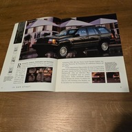 Jeep Grand Cherokee 1993 europa prospekt folder katalog broszura