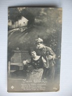 AUSTRO-WĘGRY ŻOŁNIERZ c.k. ARMII i DZIEWCZYNA przedwojenna POCZTÓWKA