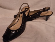 Buty damskie sandały Van Dal 6D/39 granat skóra