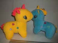 maskotki JEDNOROŻCE 2SZT 21X231X11CM