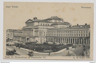 Warszawa TRAMWAJE Konne Pl. Teatralny 1902r nakładem St. WINIARSKIEGO c596