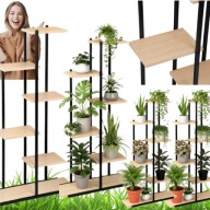 KWIETNIK METALOWY STOJĄCY IKER VANILLA CRAFT 113 CM – 6 PÓŁEK