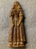 CERAMICZNA, PLAKIETKA DEKORACYJNA - PIERNIK TORUŃSKI - LATA 60 -TE