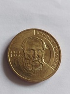POLSKA MONETA 2 ZŁ BENEDYKT DYBOWSKI 1833 1930 2010 ROK ŁADNA