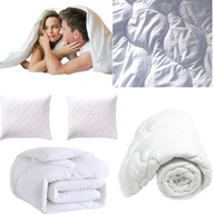 KOMPLET KOŁDRA CAŁOROCZNA 160X200 i 2 PODUSZKI 70X80 ANTYALERGICZNA POLSKA