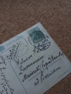 Pocztówka postkarte Konigl Sachs Hofphotogr Dresden 1912 adres Piwniczna