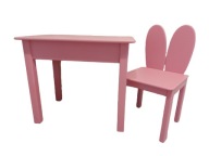 Stolik i krzesełko drewniane 92-116