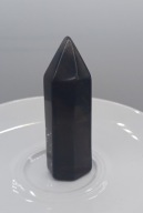Unikat kolekcjonerski naturalny Czarny kwarc 41g obelisk stożek wieża 70mm