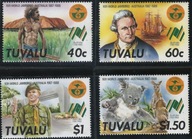 Tuvalu 1987 Znaczki 480-3 ** harcerstwo Australia zwierzęta Cook koala