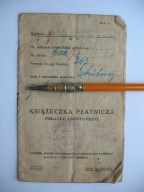 UŚCIE BISKUPIE k/CZORTKÓW/TARNOPOL KSIĄŻECZKA PŁATNICZA PODATKU GRUNT. 1925