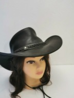 KAPELUSZ SKÓRZANY KOWBOJSKI COUNTRY & WESTERN