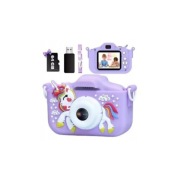 Aparat Cyfrowy Fotograficzny Zabawkowy 40MPX Jednorożec KAMERA + KARTA 64GB