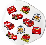 PRZYPINKI PIN DO BUTÓW TYPU CROCS- AUTA Zygzak McQueen