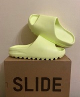 Klapki Adidas Yeezy Slide Glow Green Restock 44 1/2 44.5 US10 (HQ6447)