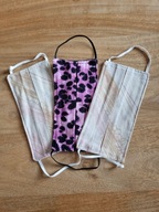 3 maseczki bawełniane wielorazowe NOWE