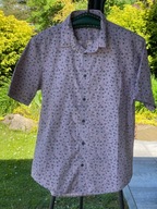 C Koszula New Look typu hawajskiego jasny fiolet subtelne kwiaty L