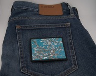 Naszywka Haftowana Vincent van Gogh KWITNĄCY MIGDAŁOWIEC – 10 x 7,5 cm