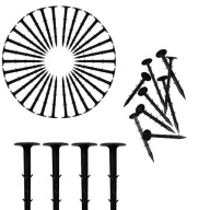 SZPILKI JOHNGREEN DO MOCOWANIA AGROWŁÓKNINY Z HACZYKAMI MOCNE 100 SZTUK