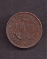 Kanada - Nowa Funlandia - 1 Cent 1943 rok