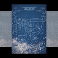 Plakat Motoryzacyjny rajdowy kokpit