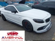 Mercedes-Benz Klasa C 63 AMG 2019, 4.0L V8 469KM, auto odpala i jezdzi, od