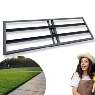 NIWELATOR TERENU RĘCZNY METALOWY 90X30CM WYRÓWNANIE TRAWNIKA PIASKOWANIE