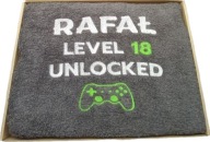 Ręcznik 140x70 LEVEL 18 UNLOCKED Prezent na 18 Urodziny