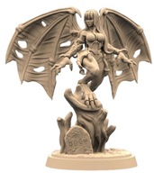 Vampire Winged Lord A Skrzydlata Wampirzyca Pinup Fantasy Druk 3D