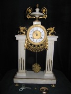 Dobra Cena---Przepiekny Zegar Kominkowy Empirowy ok,1830r