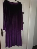 SUKIENKA MAXI OVERSIZE 50 5XL FIOLET
