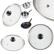 POKRYWKA SZKLANA 28 CM DO GARNKA PATELNI UNIWERSLNA