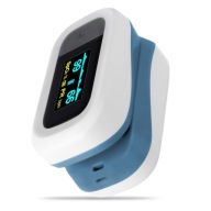 PULSOKSYMETR HERZ MEDICAL POMIAR SATURACJI TĘTNA PRCYZYJNY OLED BIAŁY ETUI