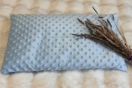 Poduszka na zdrowy sen z lawendą i łuską gryki 30x50 cm walentynki minky