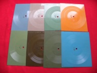 CZERWONE GITARY TRZY KORONY zestaw 8 x POCZTÓWKA DŹWIĘKOWA grupa abc