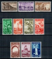 Turcja 1938 Znaczki 1019-28 ** targi architektura drzewa owoce prezydent