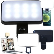 Przenośna Mini Lampka Selfie z Regulacją Jasności – do Wideo i Makijażu