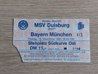 Niemcy , MSV Duisburg - Bayern Monachium , 1991 rok
